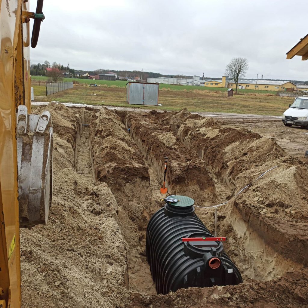 Wykopy przyłączeniowe usługi Grodziczno